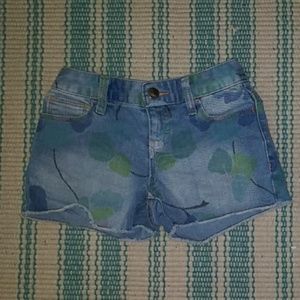 Denim shorts
